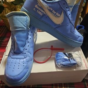 Nike Blue High-Top Sneakers